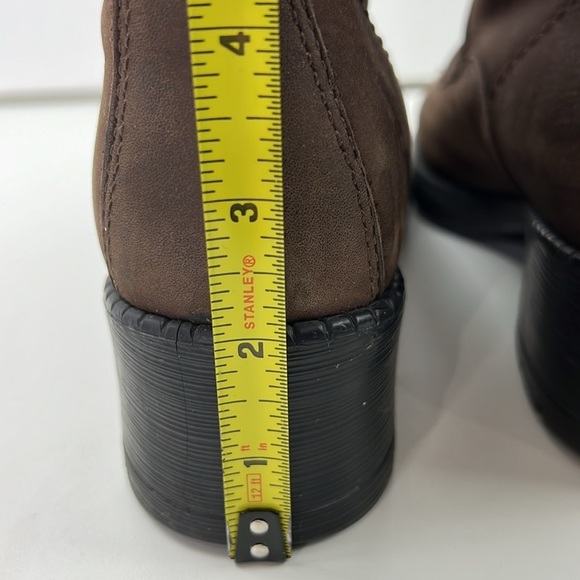 Sorel Women's Block Heel Brown Suede Winter Boots - Picture 7 of 13